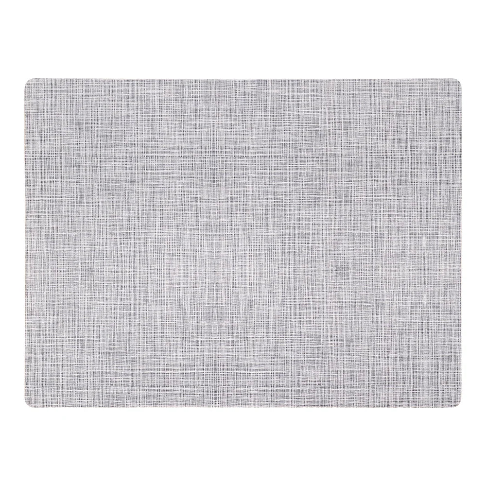 Rectangular grey placemat