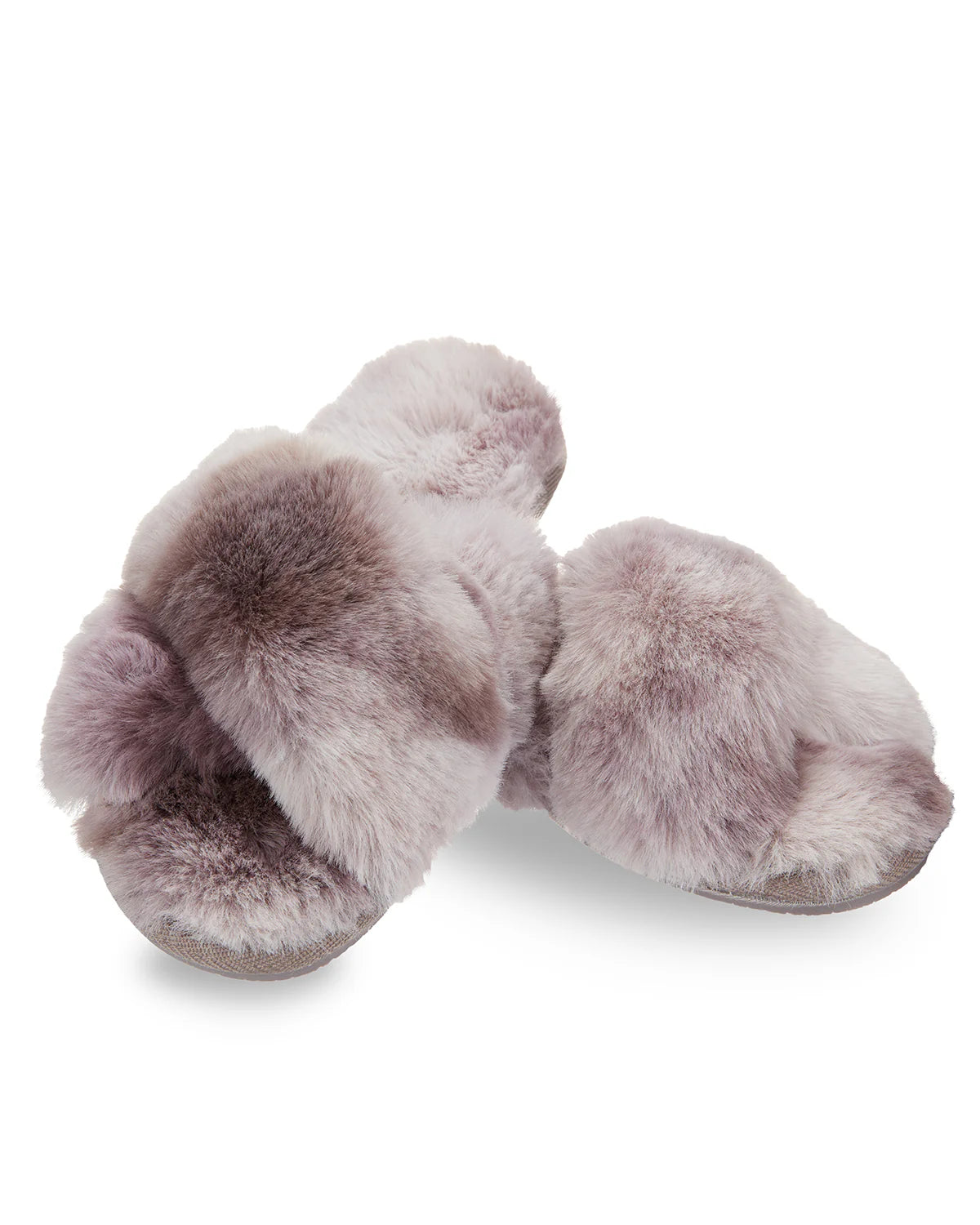 lavender PLUSH SLIPPERS