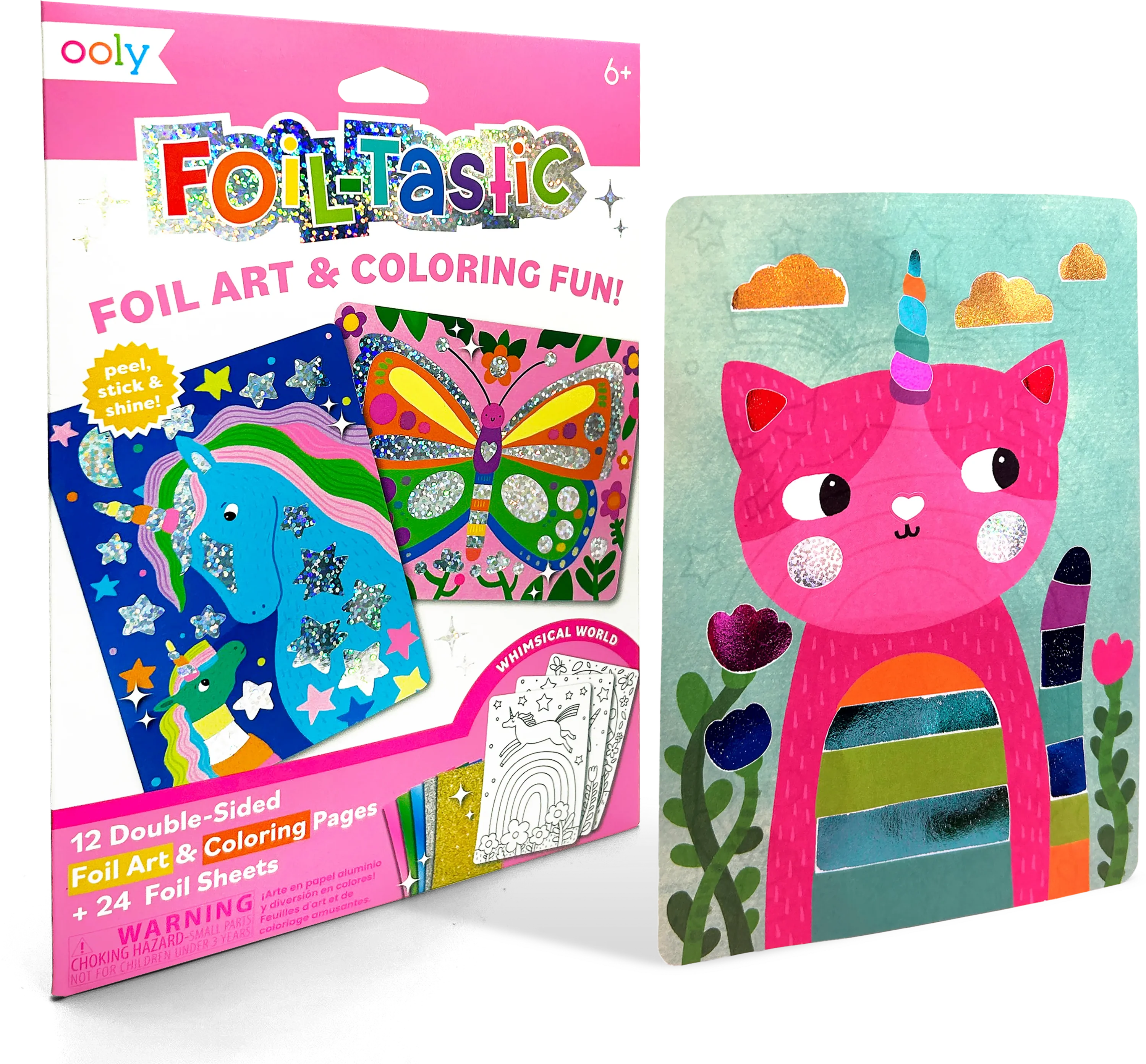 Coffret de coloriage et d'art Foil-tastic - Whimsical World 