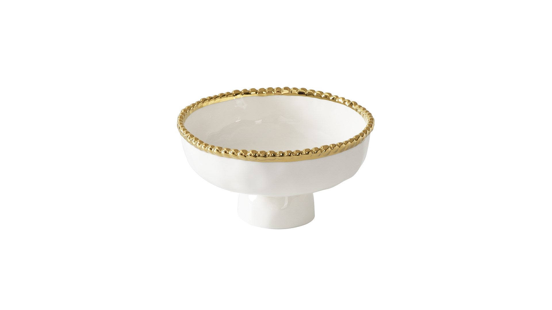 Pampa Bay Golden Salerno Small Footed Bowl