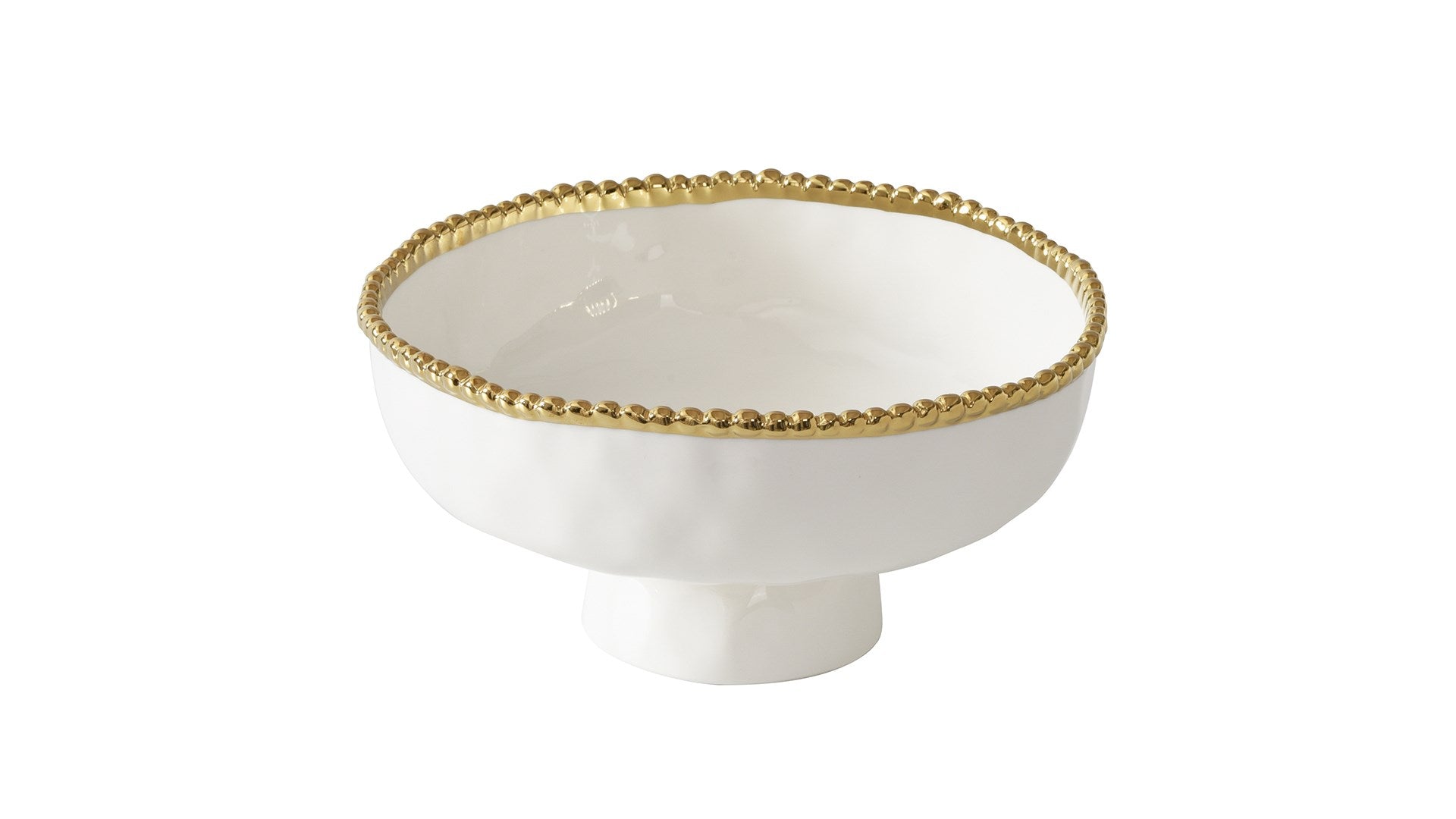 Pampa Bay Golden Salerno Medium Footed Bowl