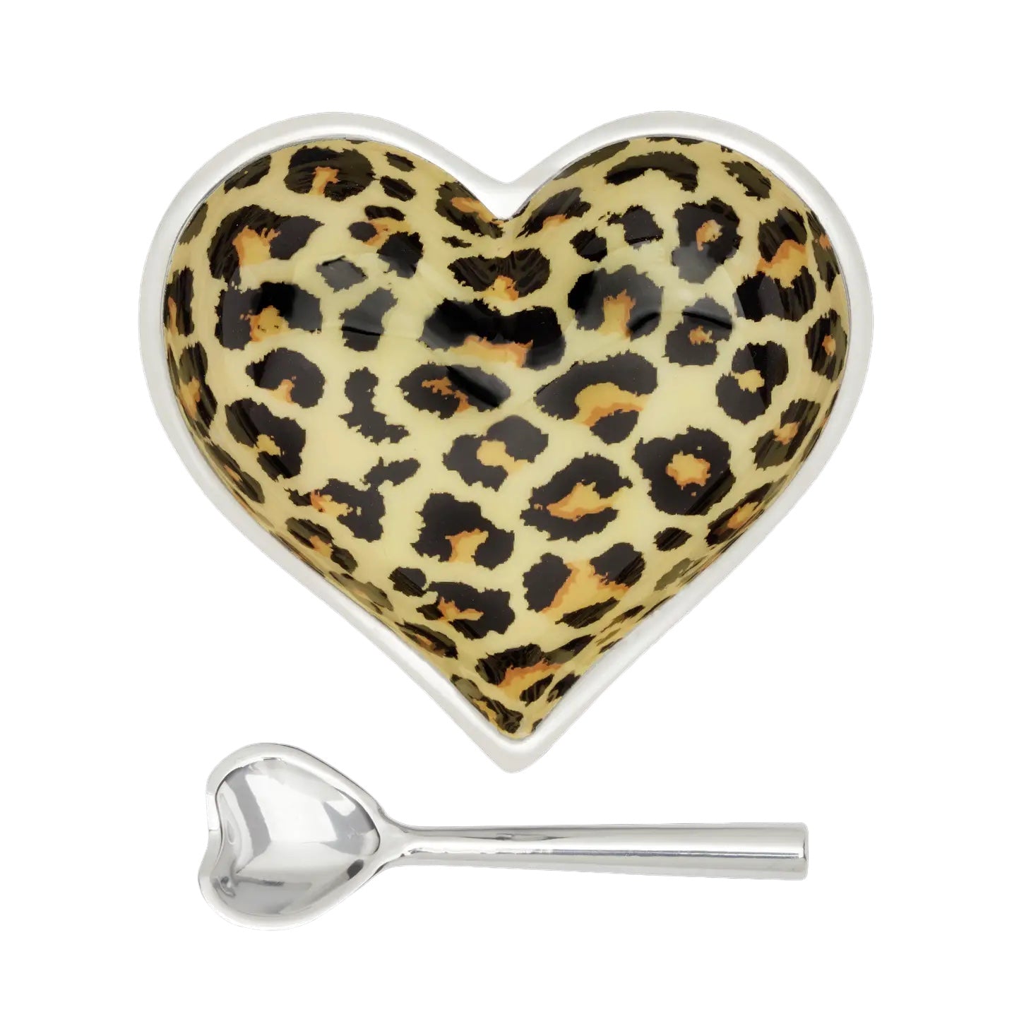 Jaguar Heart BOWL W/ Heart Spoon - jaguar