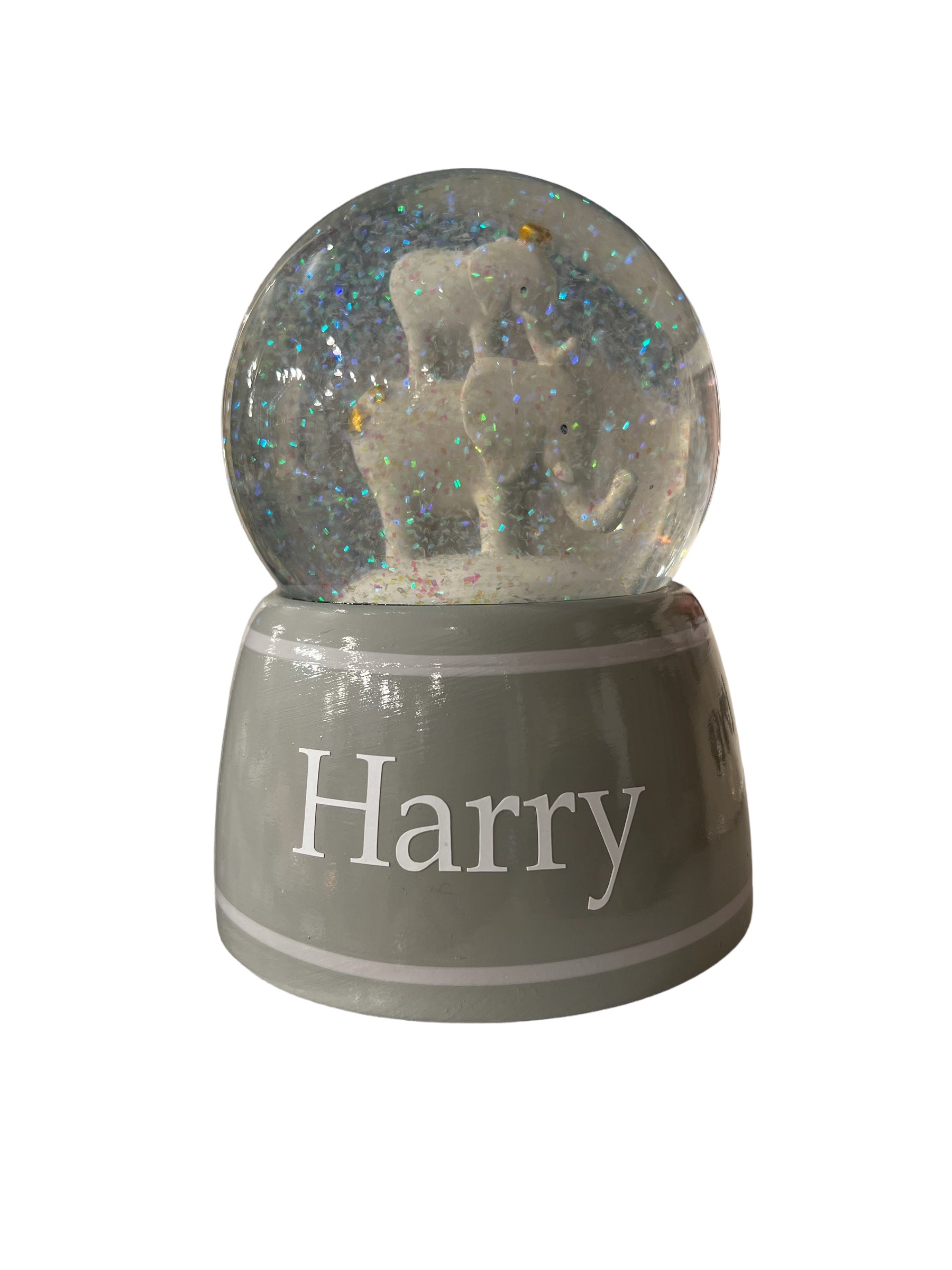 Personalized Snow Globe - Elephant