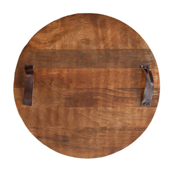 MUDPIE ROUND WOOD SERVING BOARD