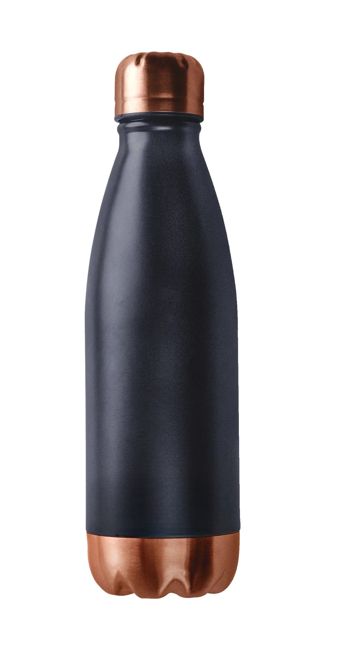 Personalized water bottle 17OZ - Black/Copper