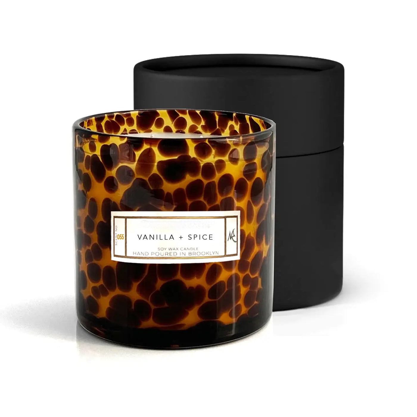 Vanilla + Spice Cheetah Soy Wax Candle