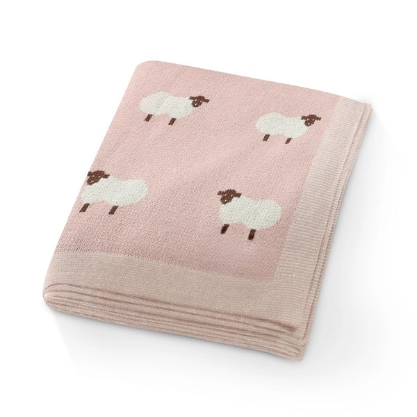 Personalized Blanket  - Pink Sheep