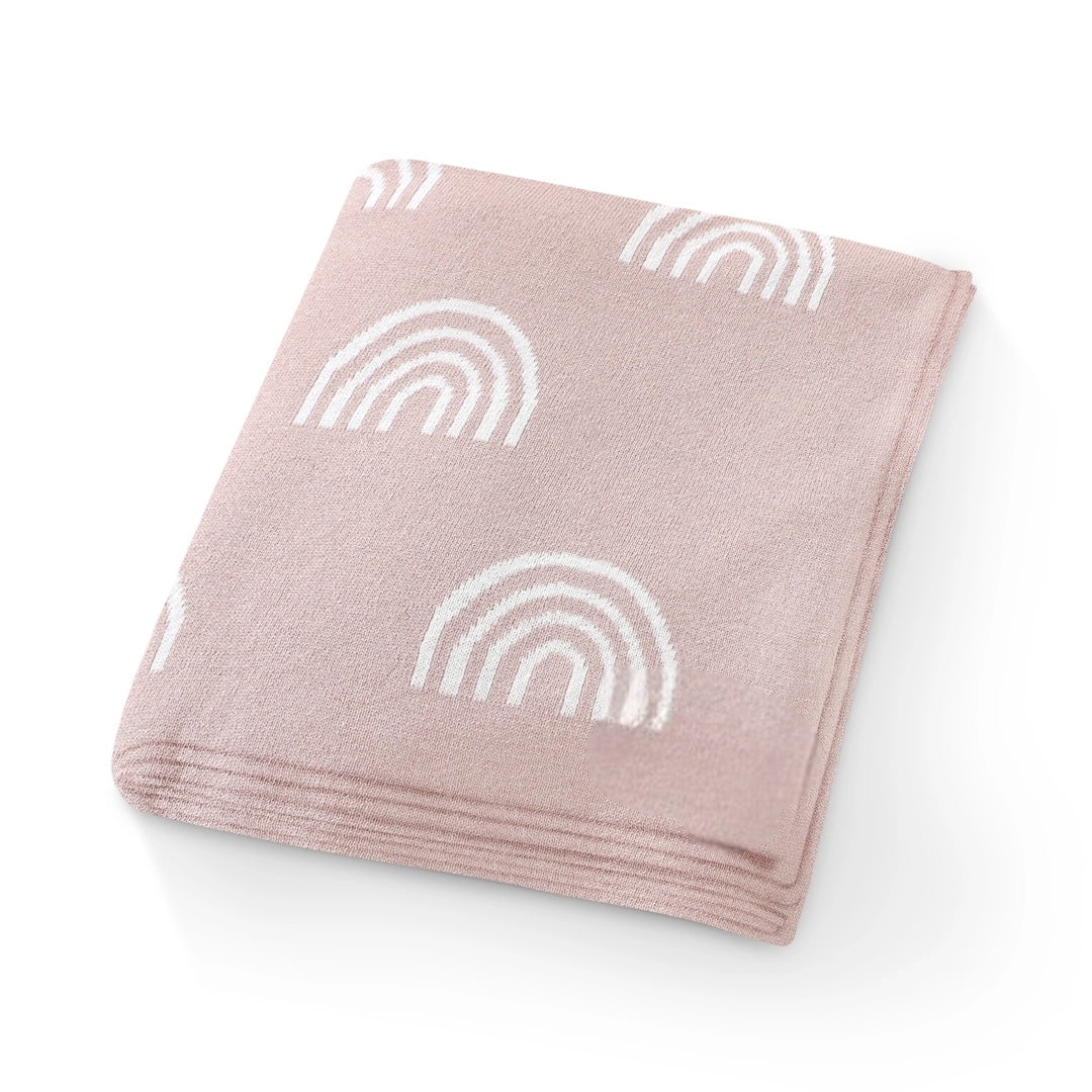 Personalized Blanket - Pink Rainbow