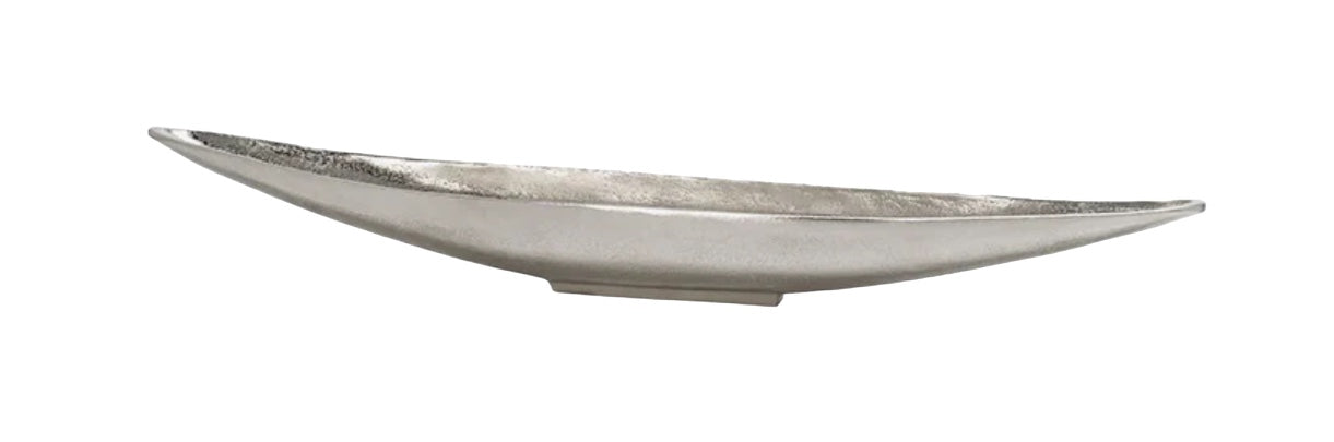 Centerpiece Boat Bowl - Antique Silver