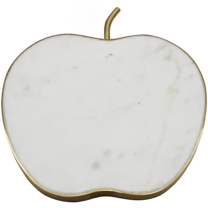 White Marble Apple Cheese Board