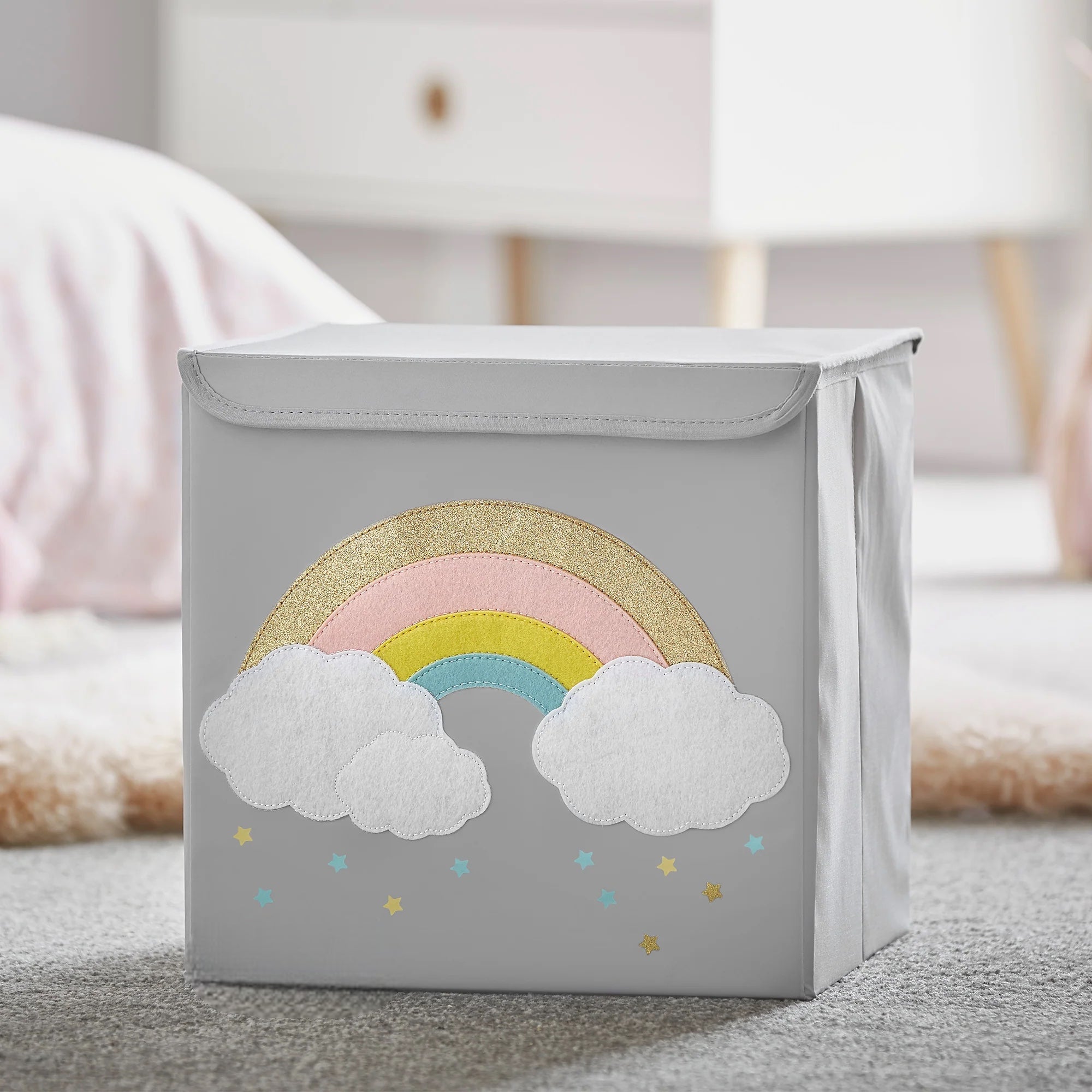 Personalized Storage Box - Rainbow