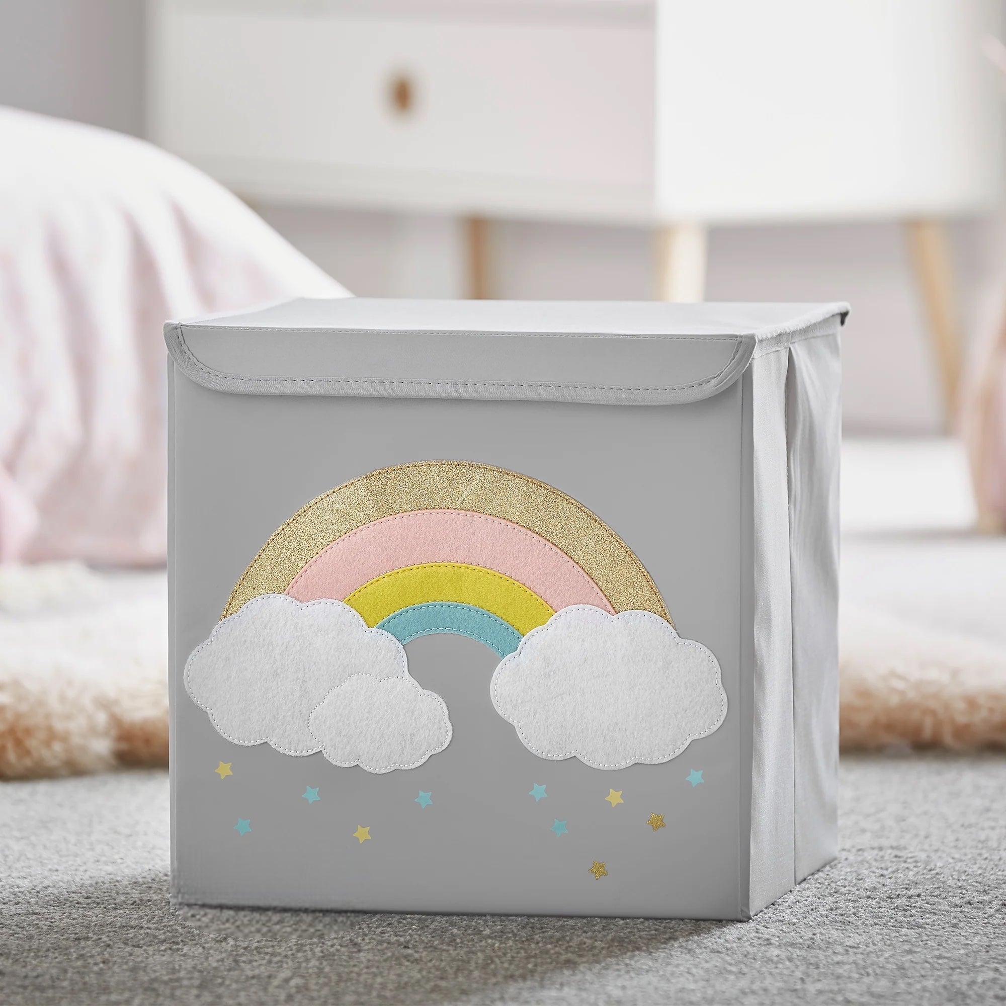 Boîte de rangement personnalisée - Arc-en-ciel