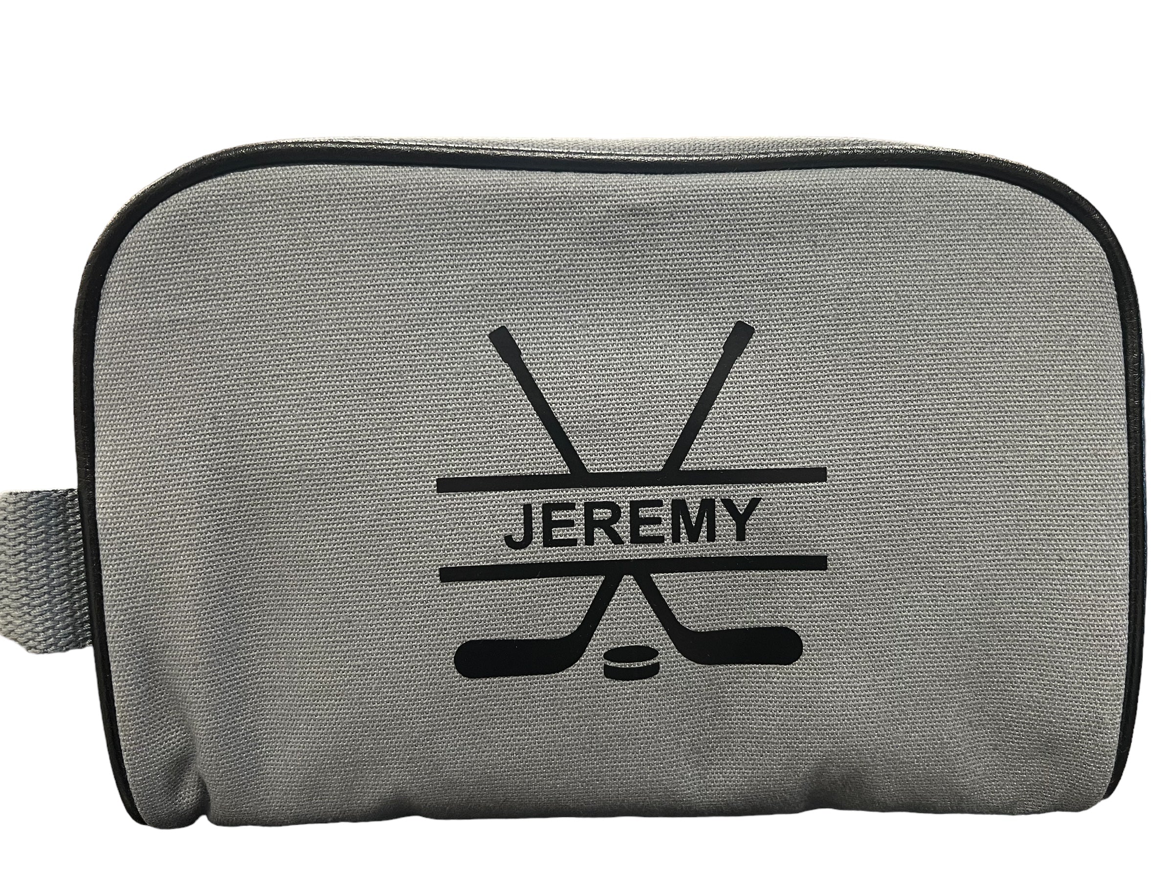 PERSONALIZED hockey MEN'S TOILETRY BAG