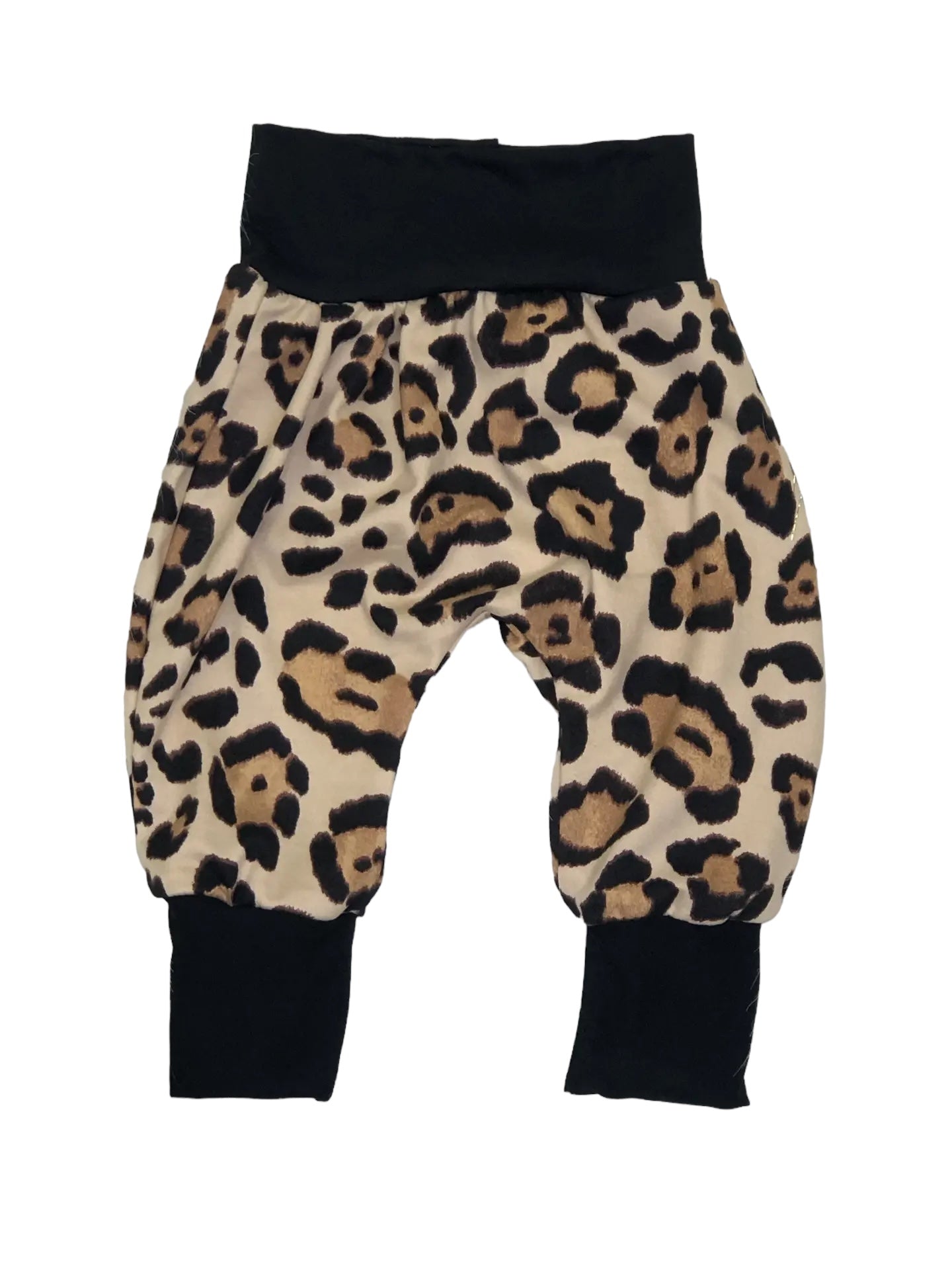 Latte Cheetah Baby Pants and Headband set