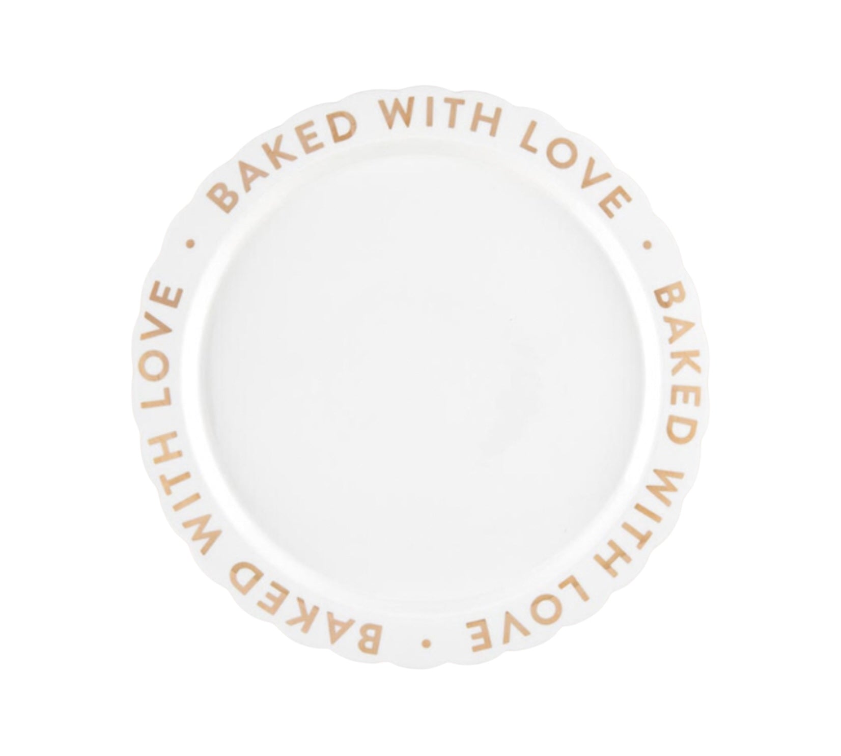 Baked With Love Scalloped Platter