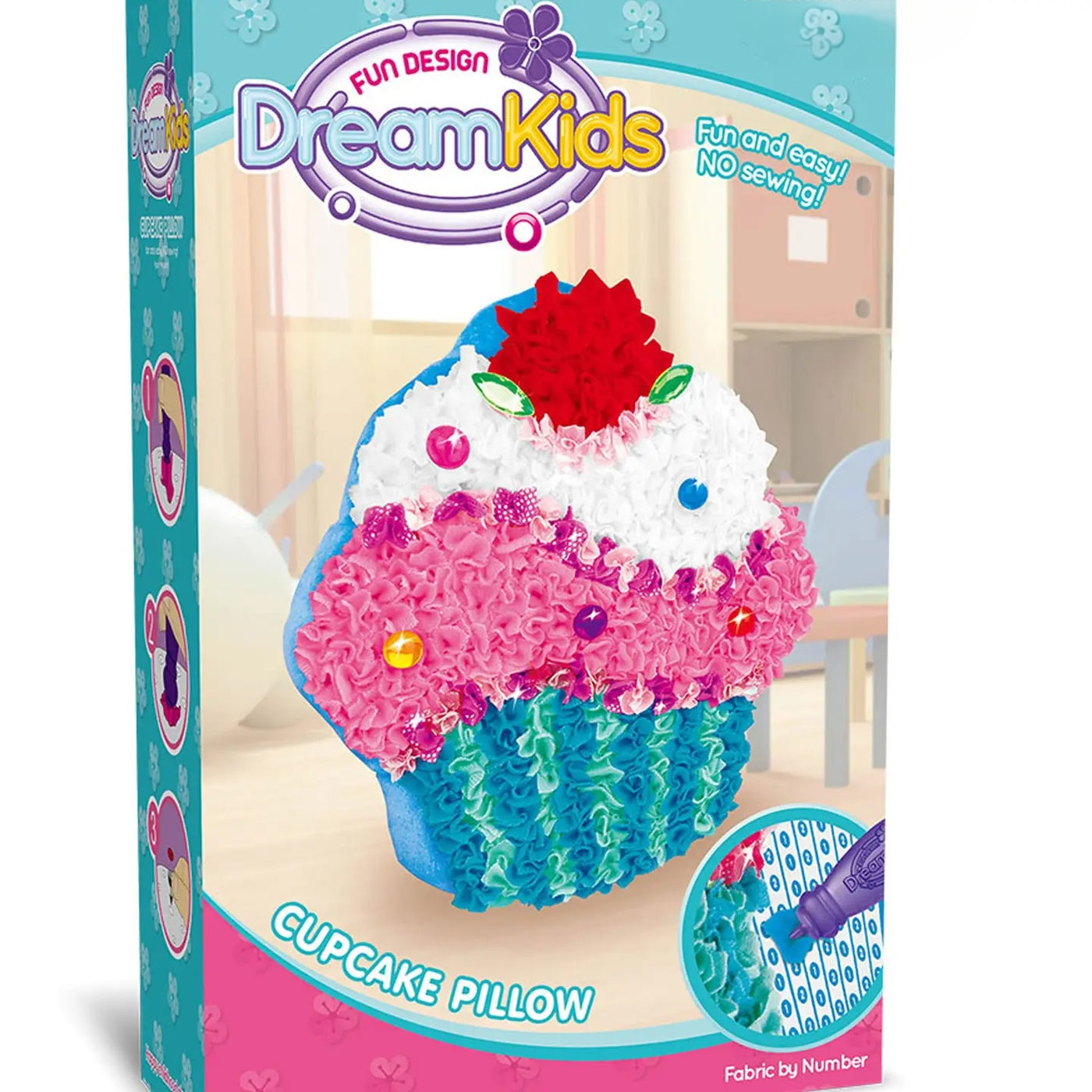 Kids DIY cupcake pillow