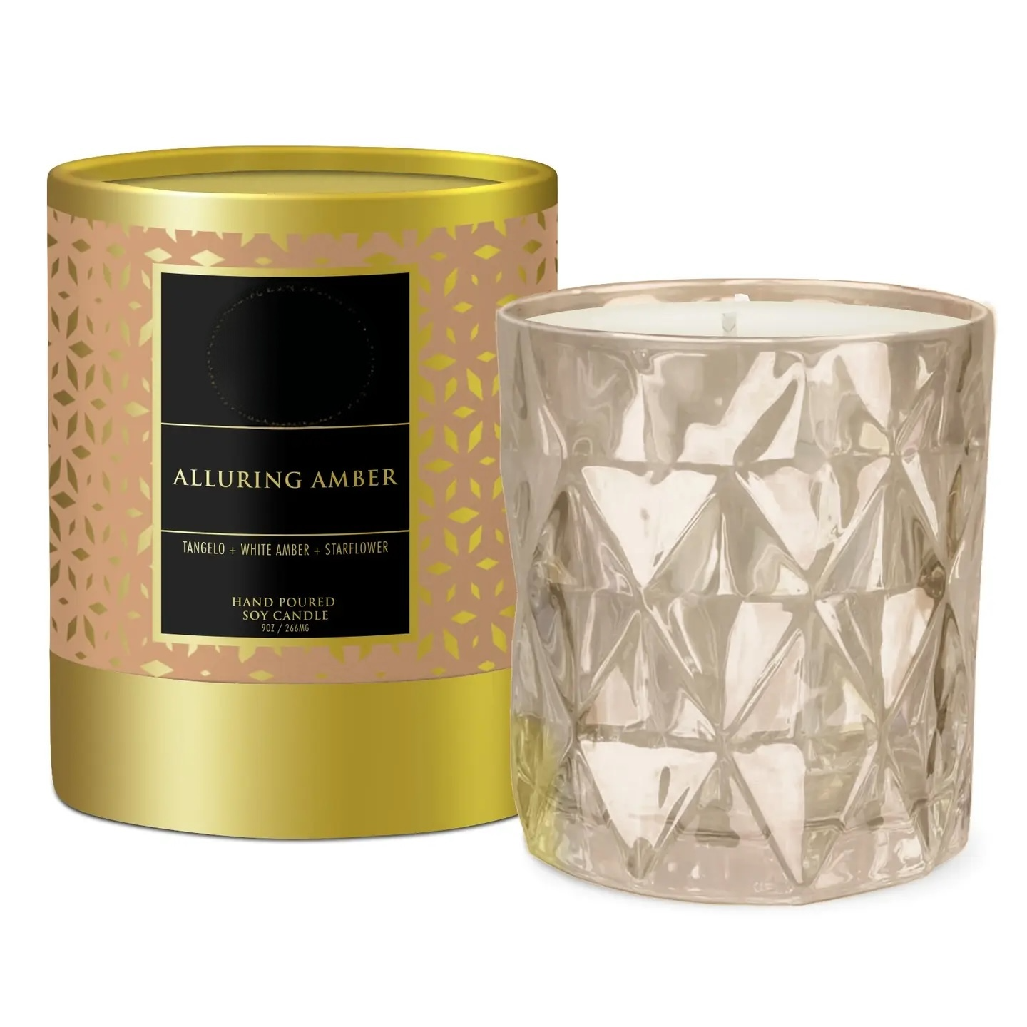 Alluring Amber Shimmer 9oz Box Candle