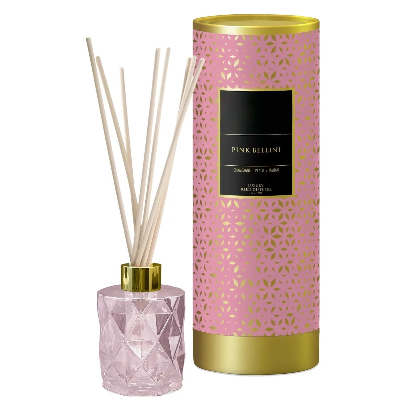 Pink Bellini Shimmer 7oz Reed Diffuser