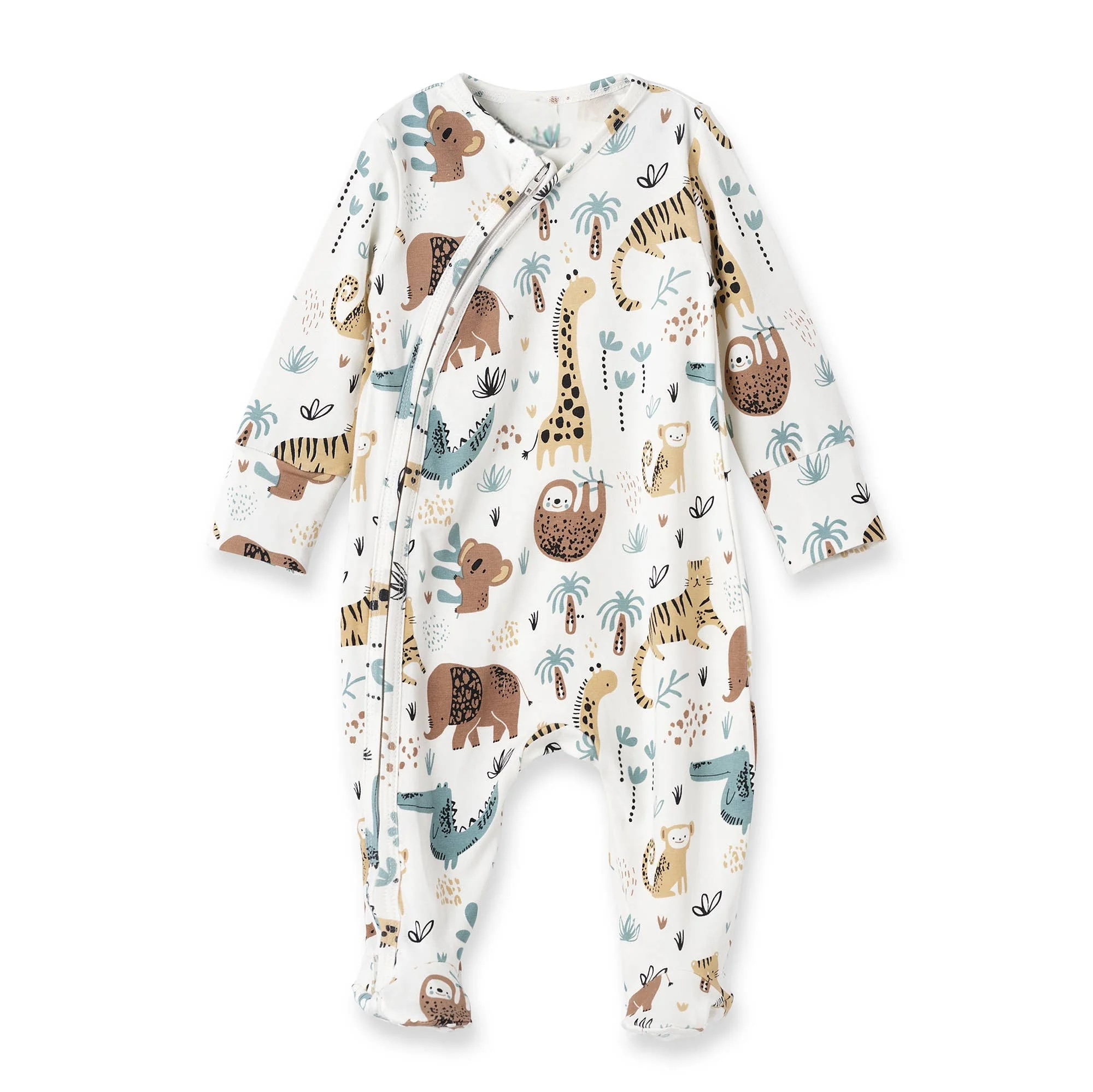 Jungle Jamboree Bamboo Zipper Sleeper