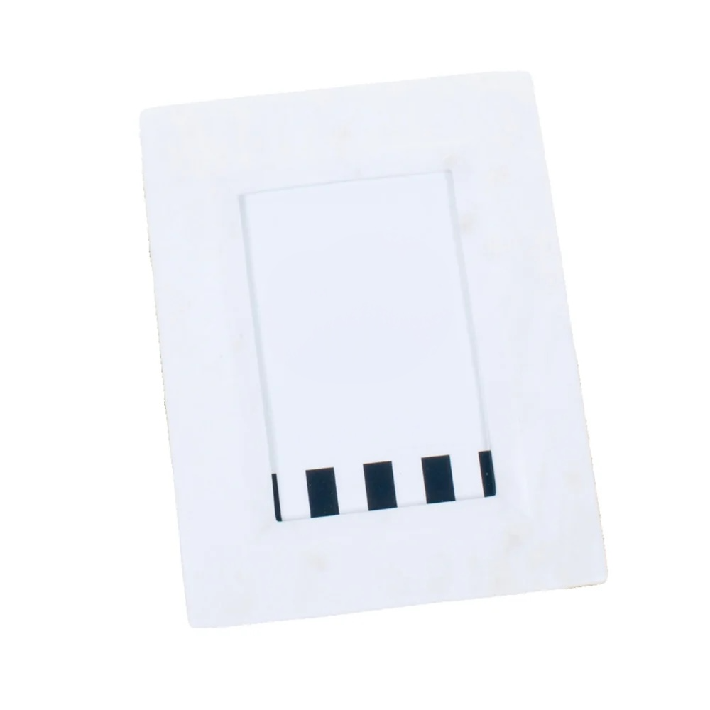 Cadre photo en marbre blanc 5x7