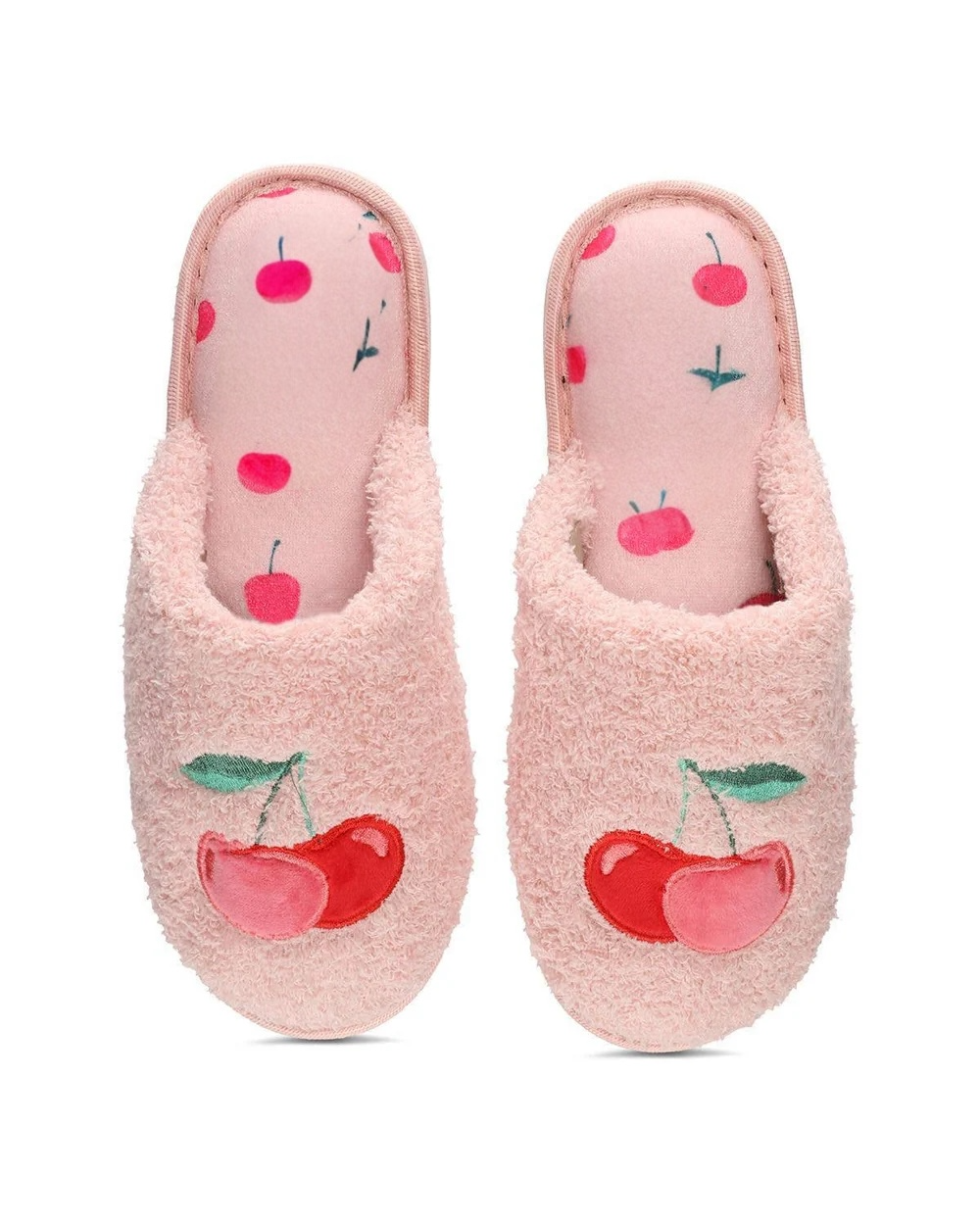 Cherry terrycloth Slippers