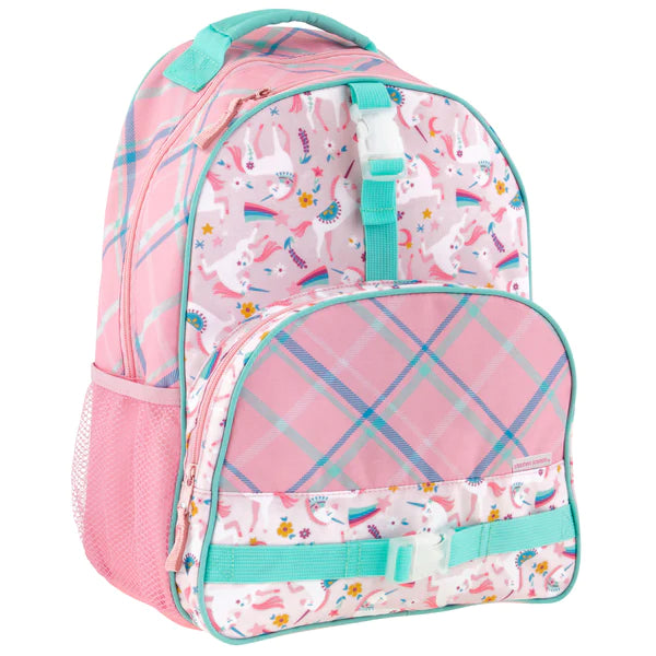 Personalized Backpack - All Over Print Pink Unicorn