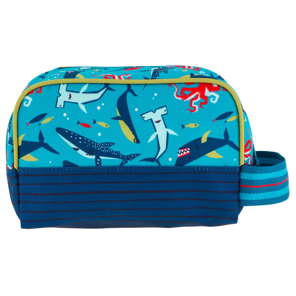 personalized toiletry bag - sharks