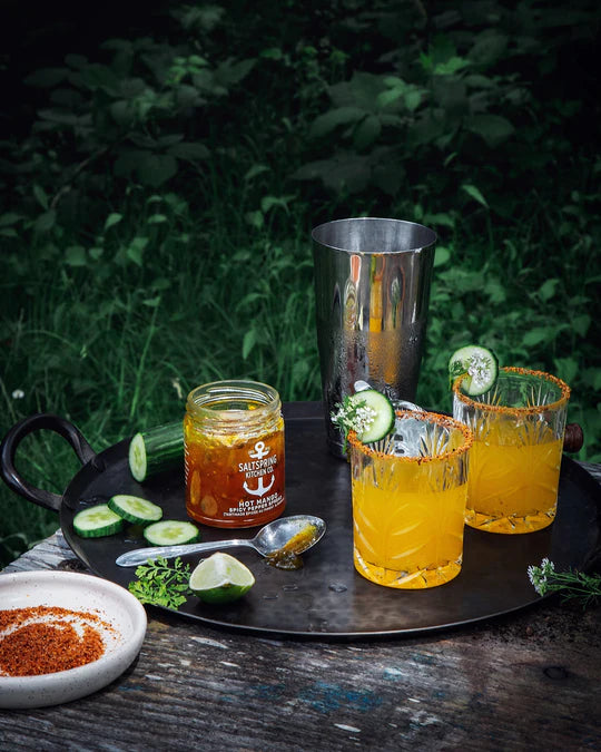 Tartinade piquante à la mangue et aux piments