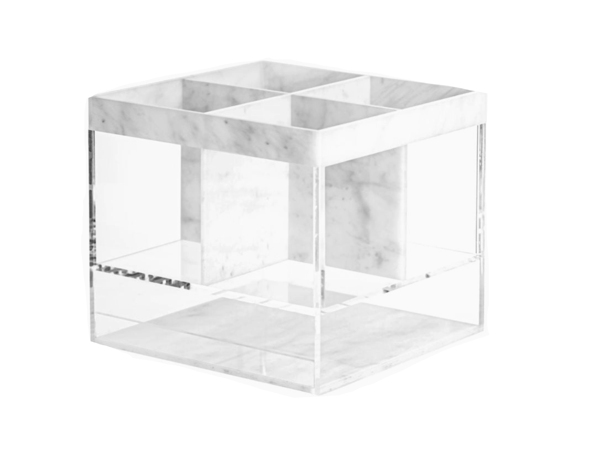 Silverware Caddy - Square Marble