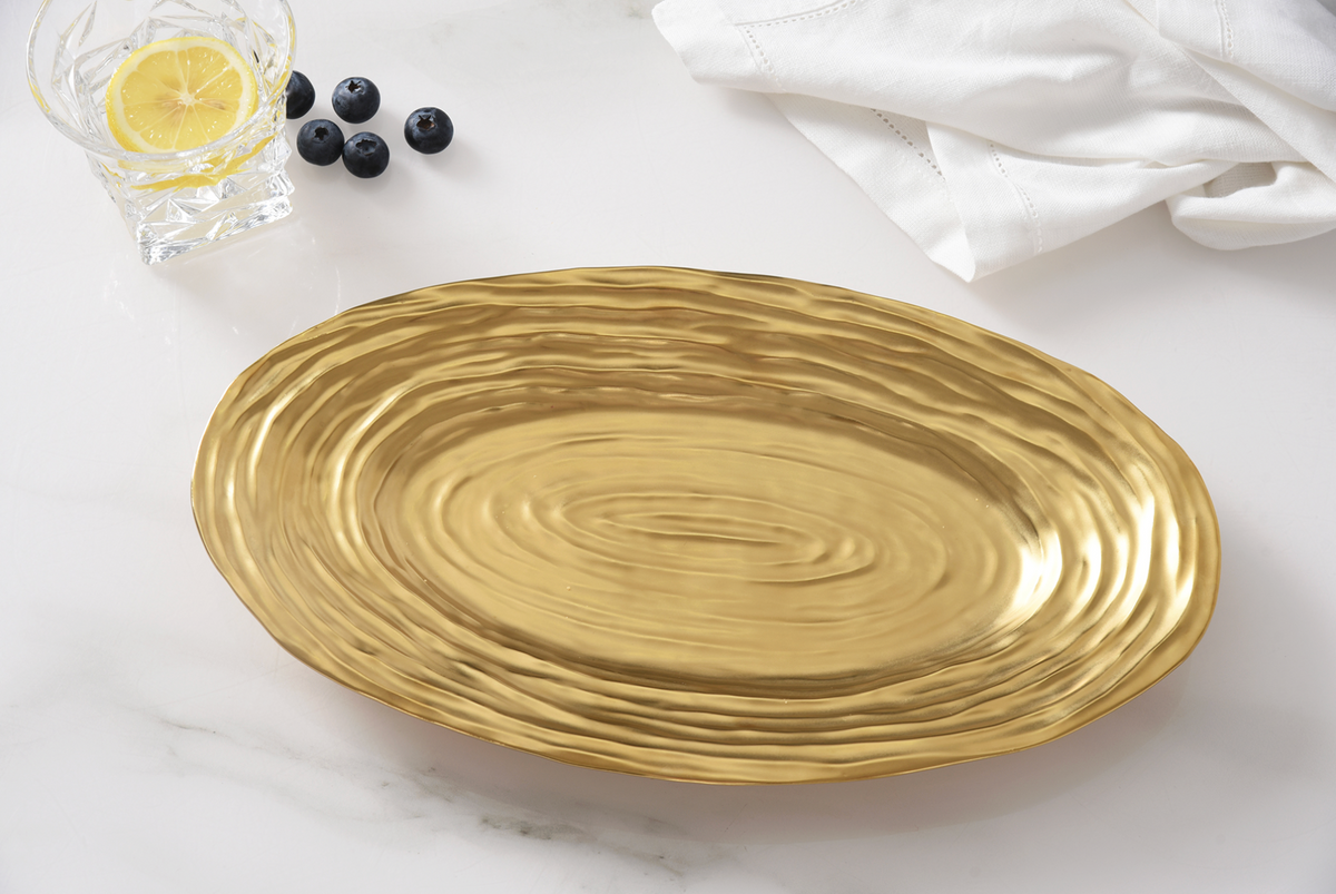 Pampa bay Dorato small oval tray