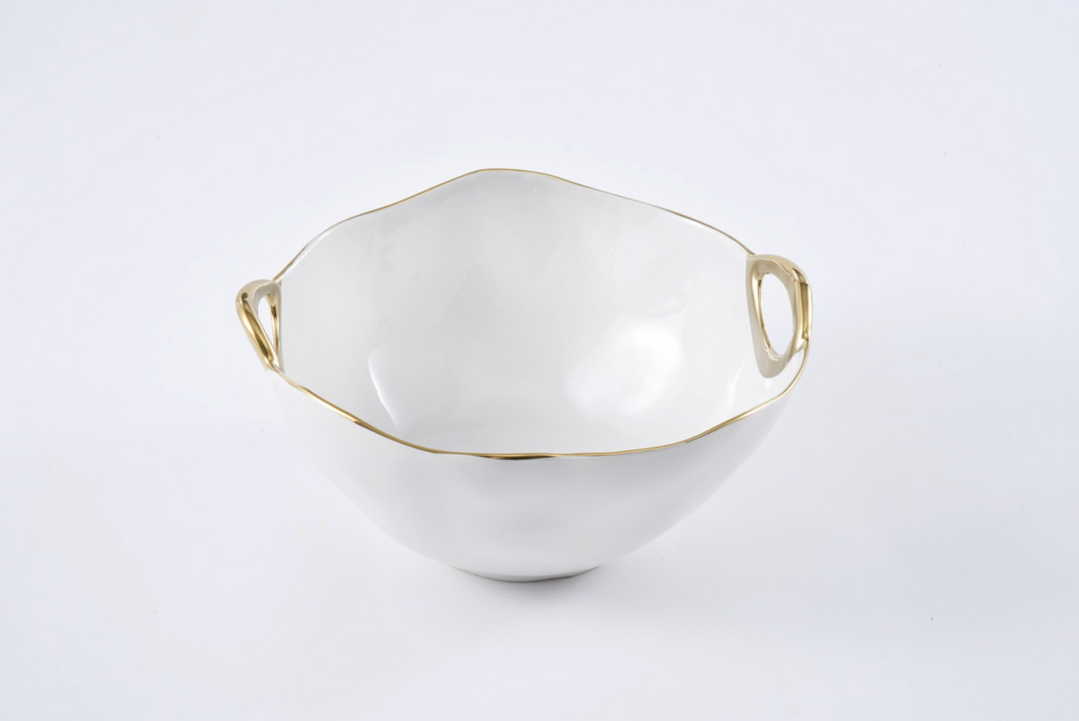 Pampa Bay- golden handles large bowl