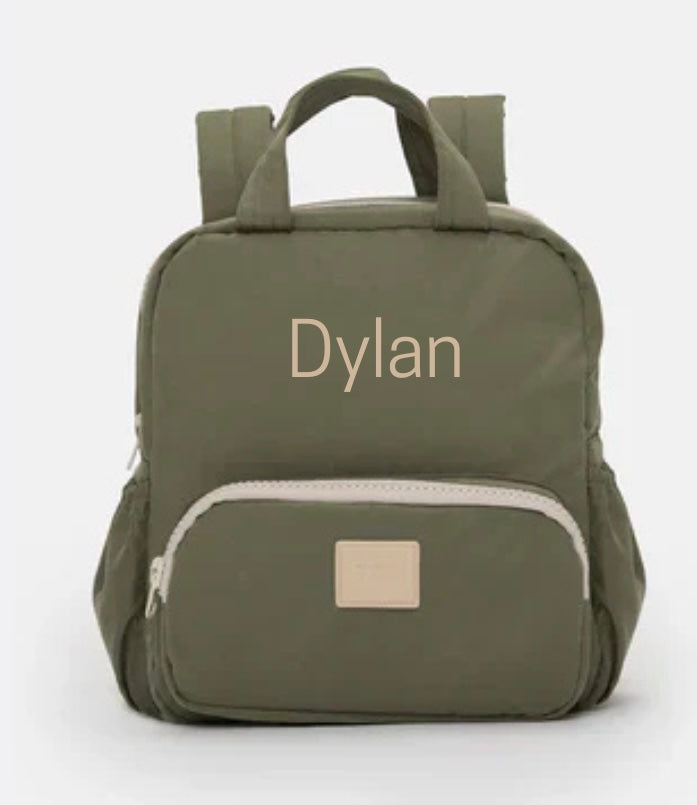 7AM personalized mini benji backpack - woodland