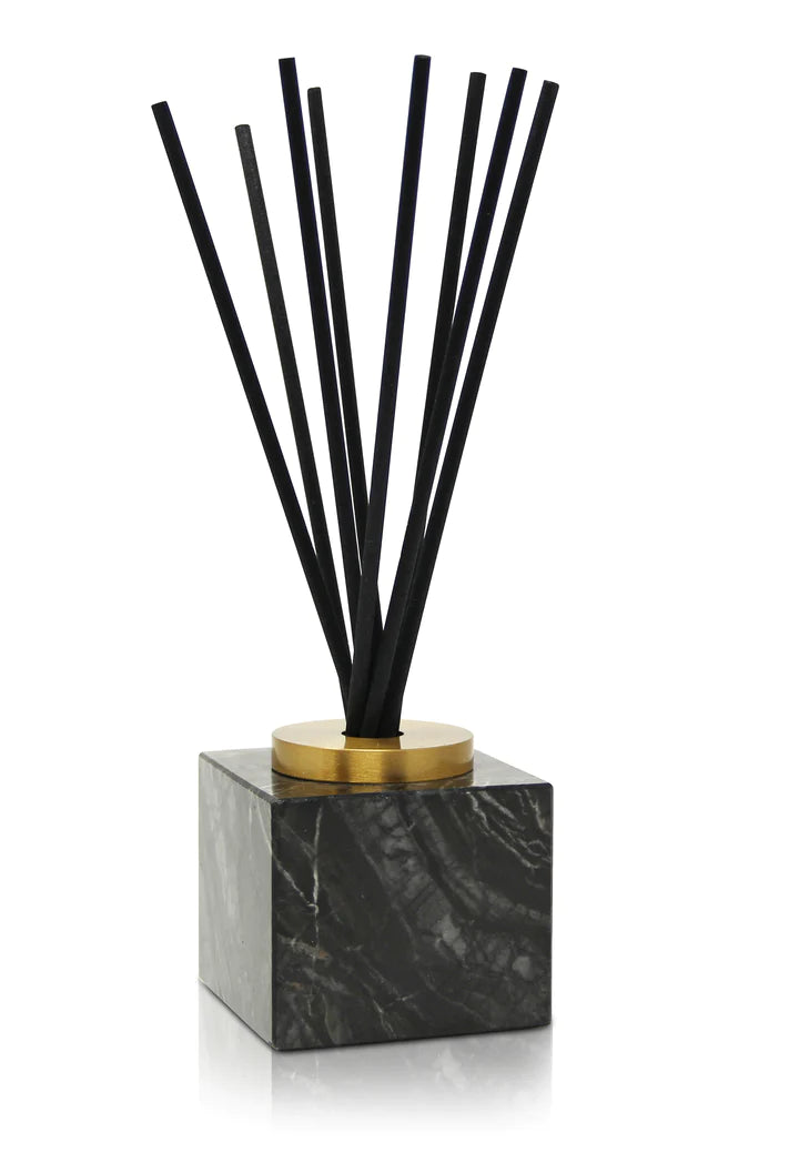 Black Marble Reed Diffuser, "Cold Water" Scent