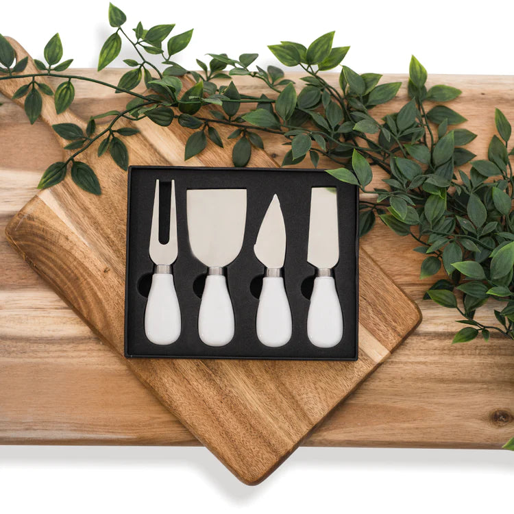 Cheese Knife Sets - white