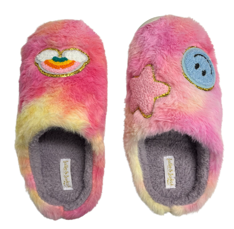 Fuzzy Patch Slipper