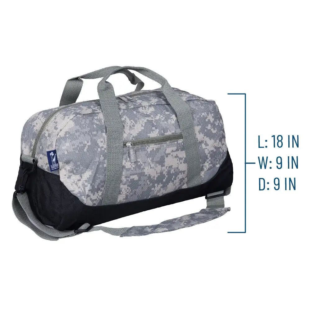 Digital Camo Overnighter Duffel Bag
