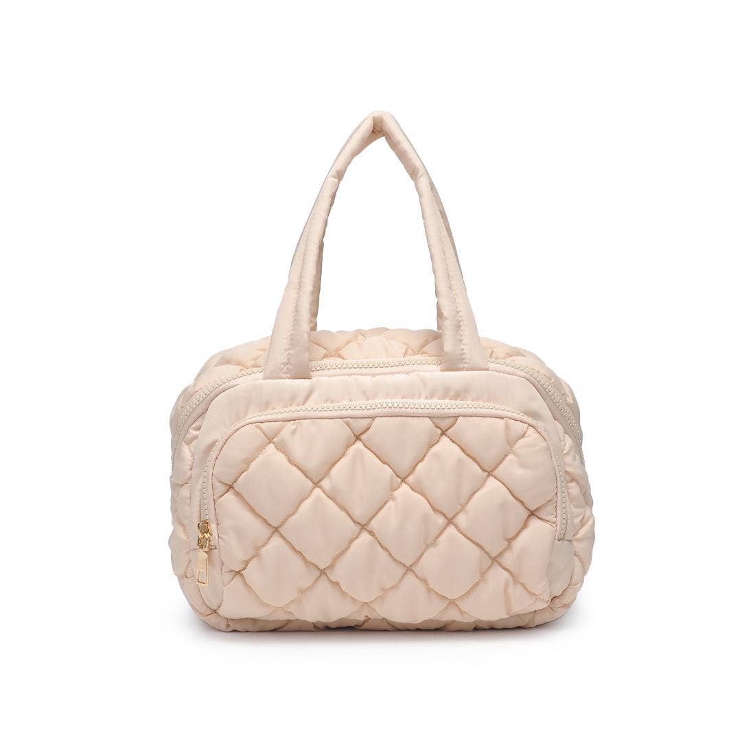 Pack Pretty, Stay Ready Travel cosmetic Organizer - cream