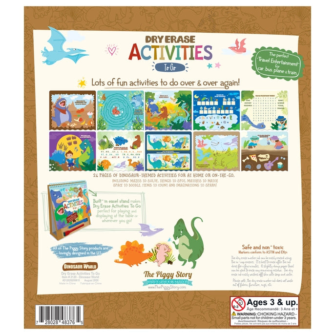 Dry Erase Activities To Go- Dinosaur World