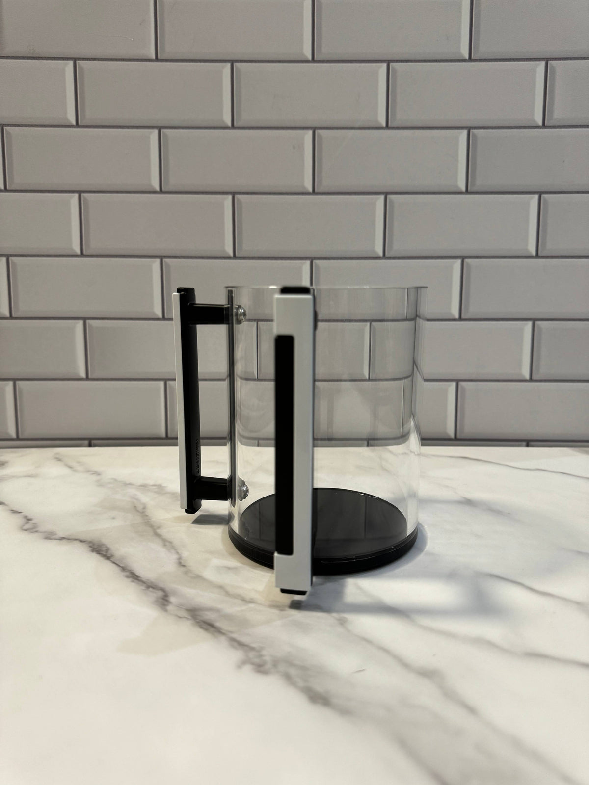 Stainless Steel Two Tone Wash Cup - White