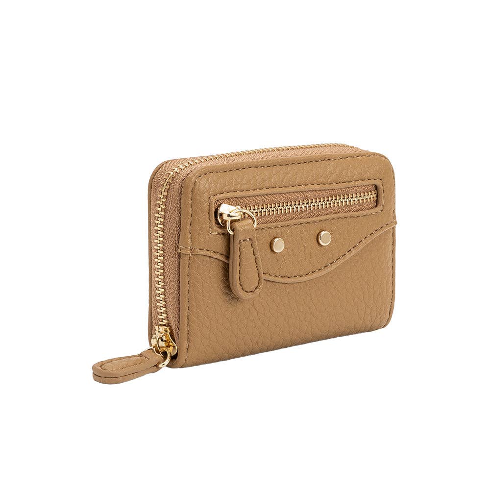 Camel Vegan Leather Wallet