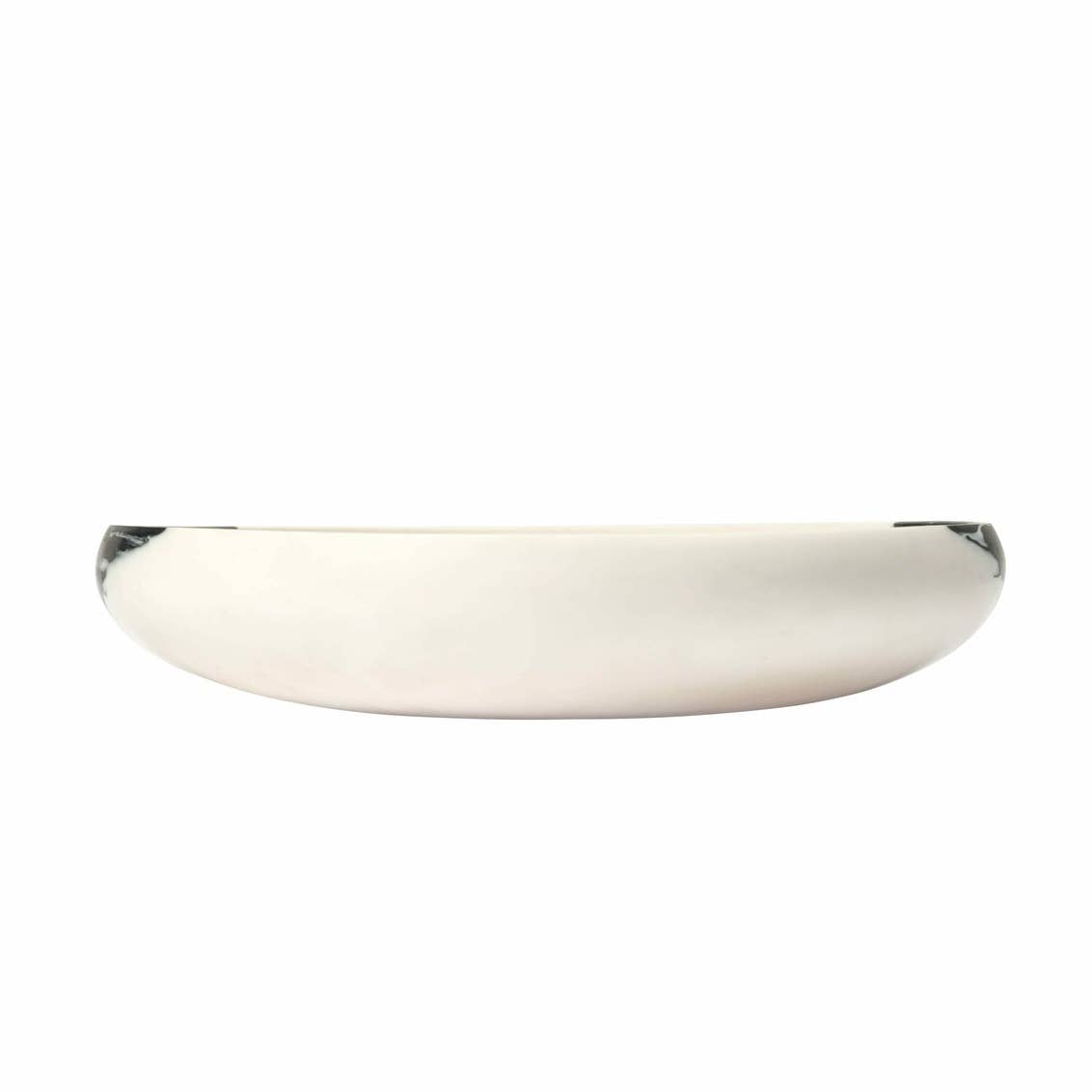 Lucente Black & White Matte Salad Bowl