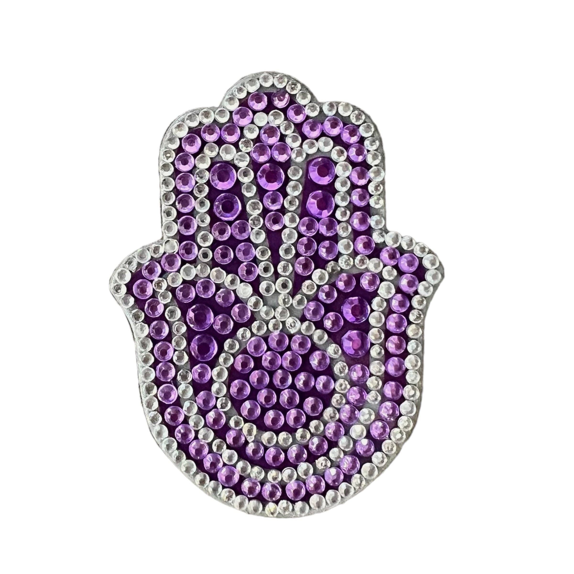 Sticker Beans - Purple Hamsa