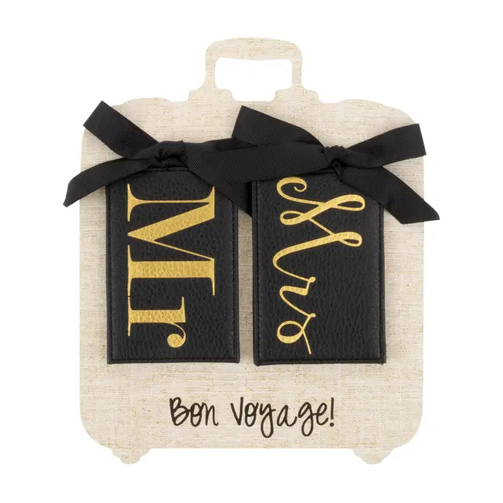 Mr & Mrs Luggage Tag Set