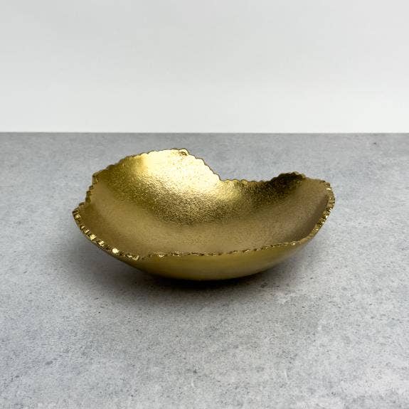 Gold metal Decorative Bowl