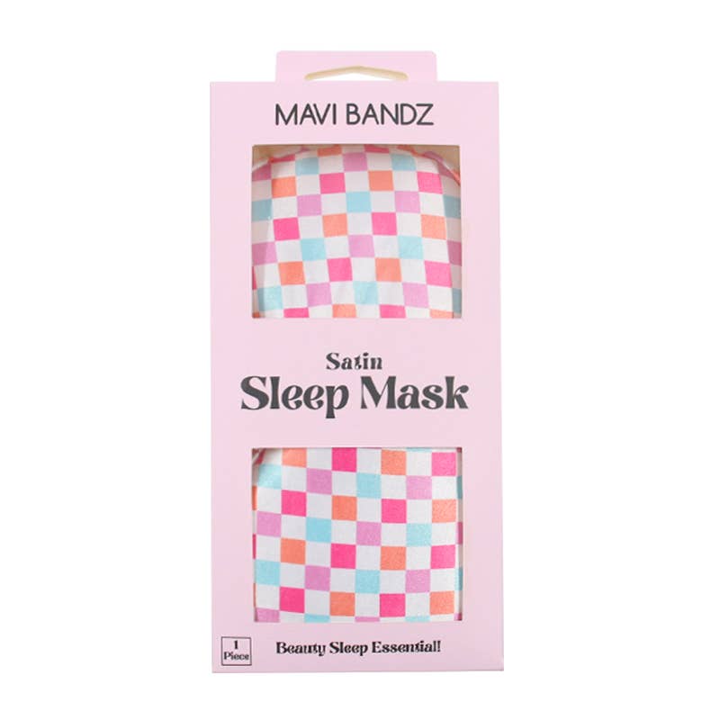 Karma Check Satin Sleep Mask Eye Cover for Bed