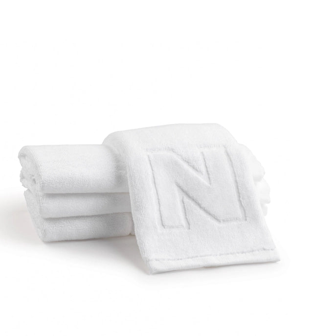 Initial Embossed Hand Towel