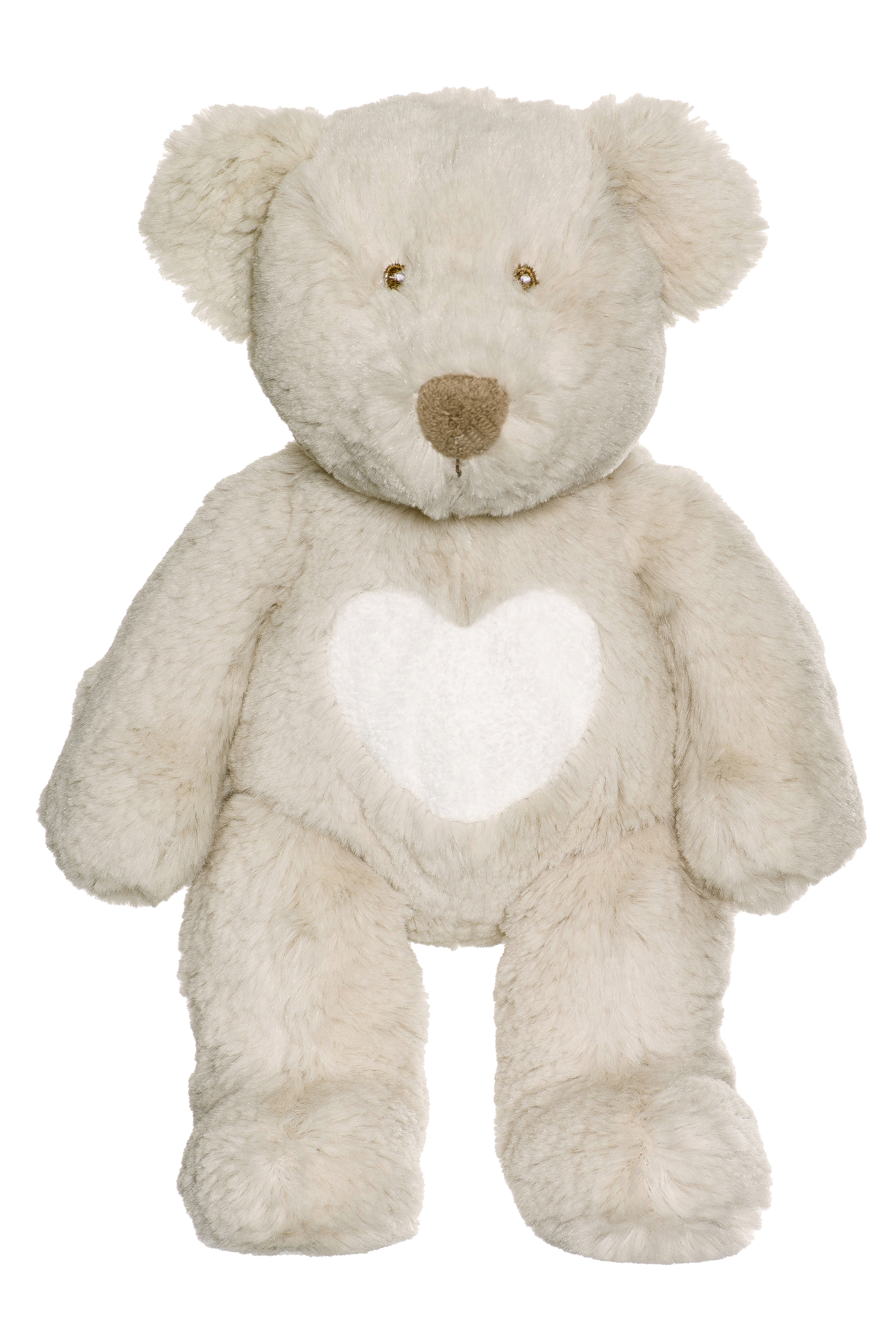 Personalized Medium Teddy Cream Bear Grey