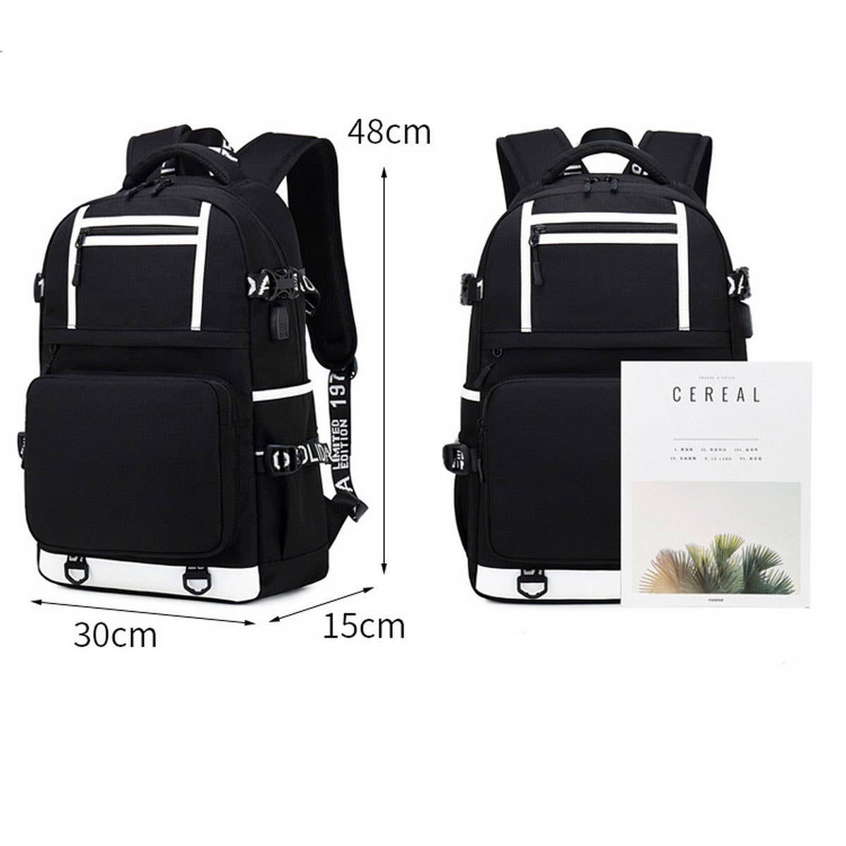 waterproof BACKPACK with usb charging port