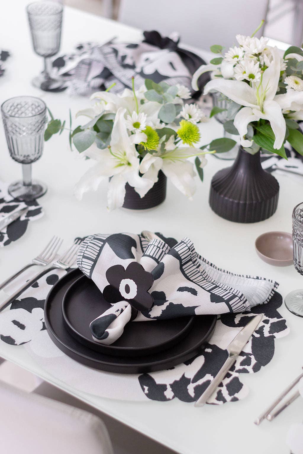 Floral  Spill-Proof Placemats (set of 6)