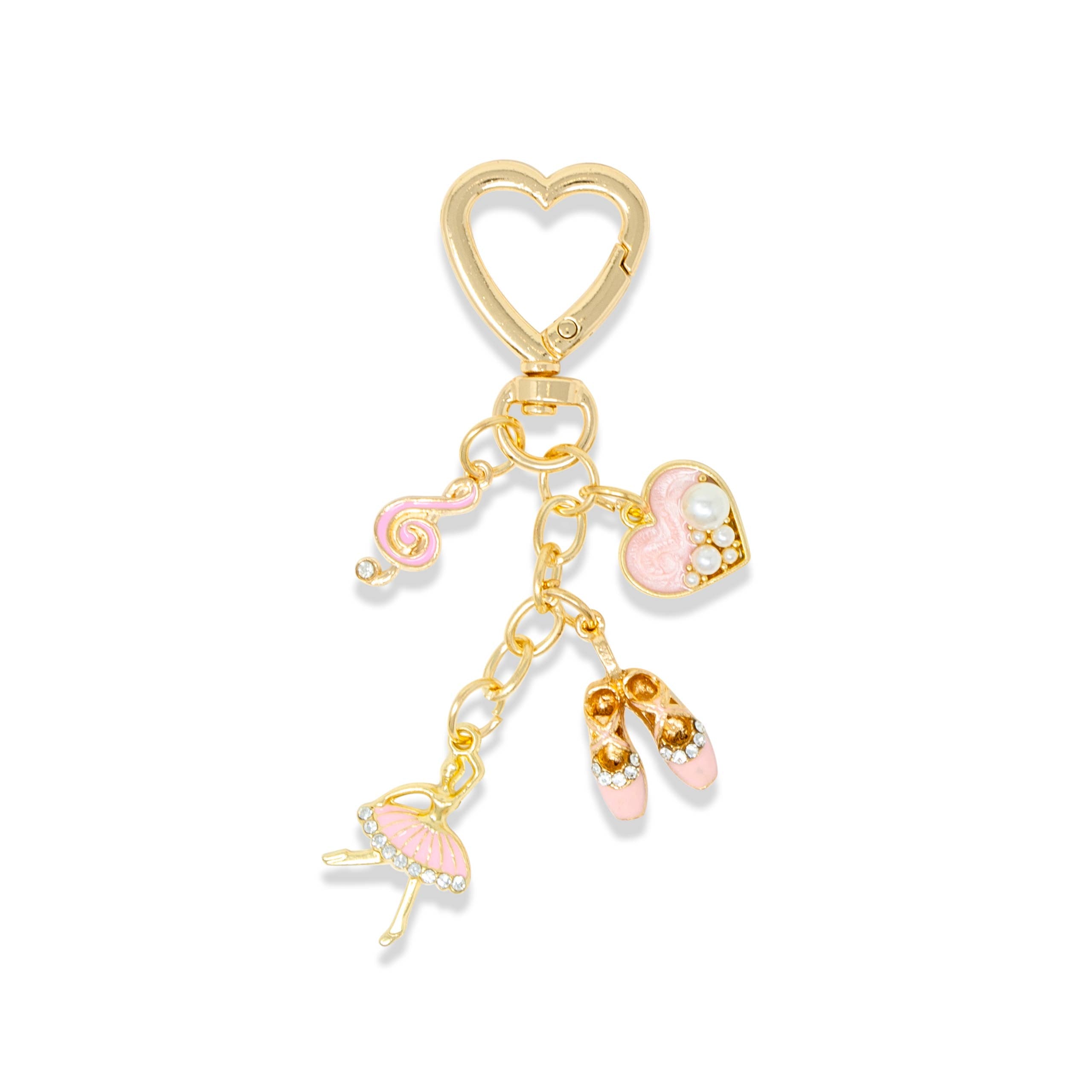 Tiny Quilted Ballet Charm Handbag